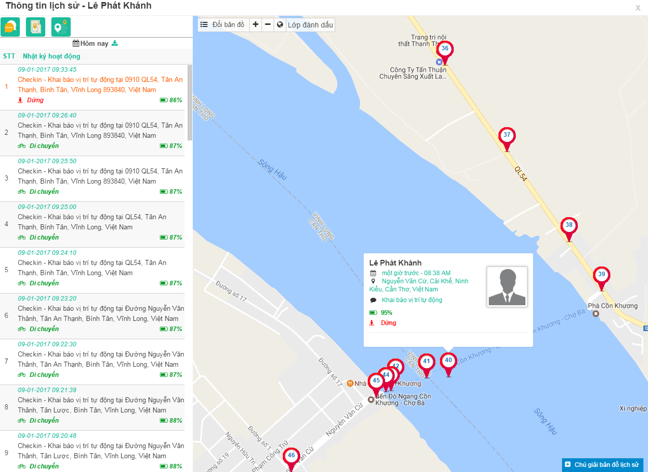 MobiWork DMS - Giám sát nhân viên bán hàng trên bản đồ số GPS