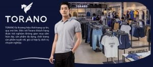 Thời trang nam Torano quản lý hệ thống cửa hàng bằng phần mềm DMS