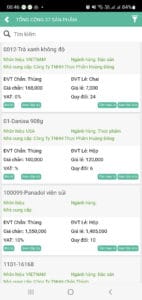 Danh mục sản phẩm đầy đủ