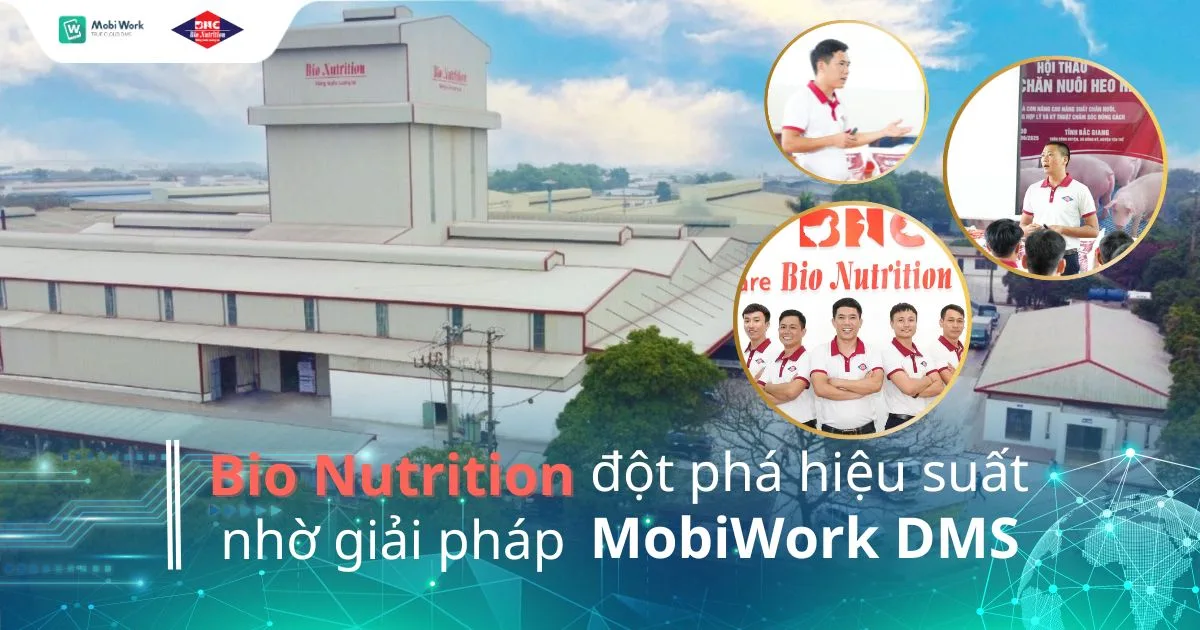 Bio Nutrition Đột Phá Hiệu Suất Nhờ Tối Ưu Tuyến Bán Hàng và Giám Sát Sales Thị Trường Với MobiWork DMS