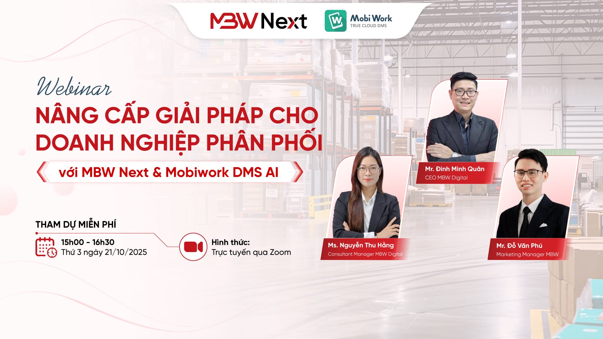 NÂNG CẤP GIẢI PHÁP CHO DOANH NGHIỆP PHÂN PHỐI VỚI MBW NEXT & MOBIWORK DMS AI