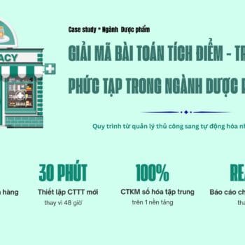 Giải mã bài toán Tích điểm - Trả thưởng phức tạp trong ngành dược