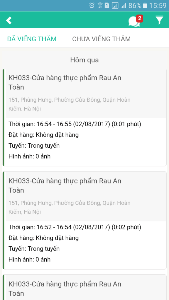 Quản lý tuyến bán hàng thông minh Quản lý tuyến bán hàng thông minh