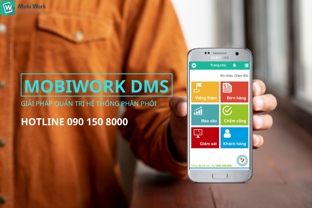 MobiWork là đơn vị dẫn đầu trong lĩnh vực phần mềm DMS hiện nay tại Việt Nam