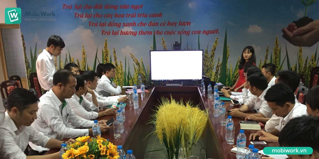 Công ty sông Gianh triển khai giải pháp Mobiwork DMS