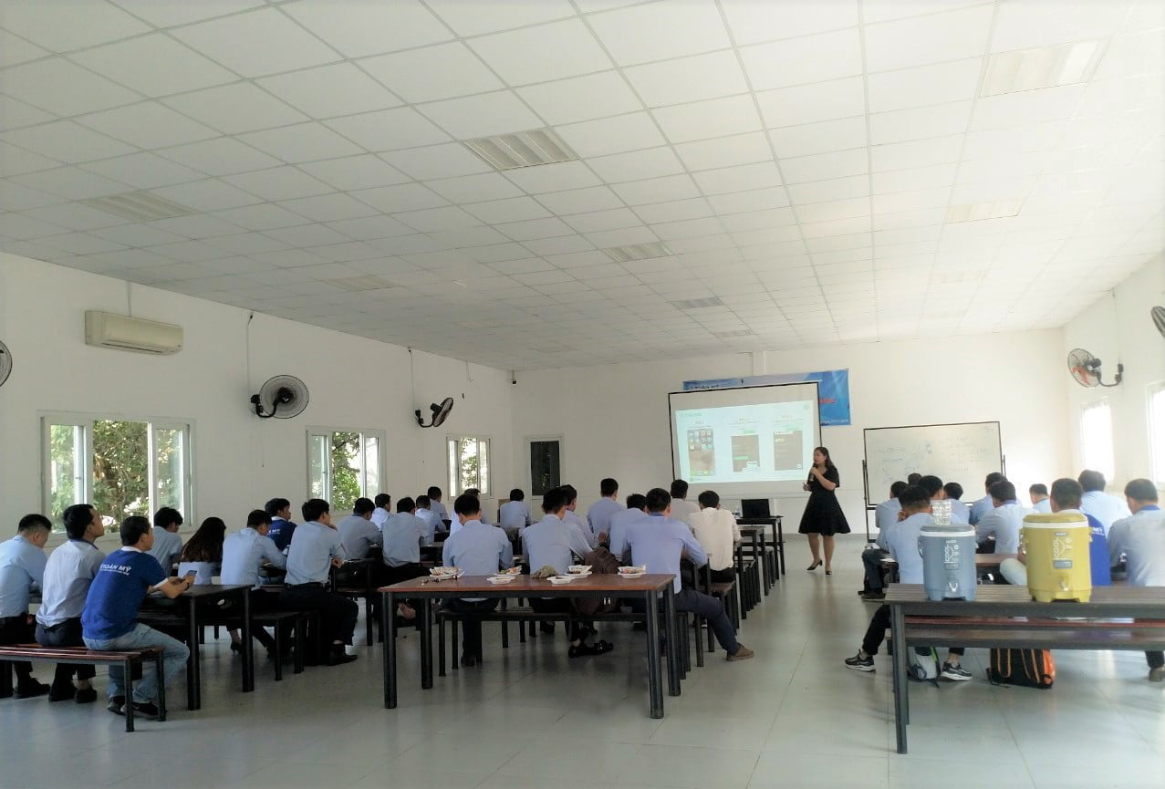 phần mềm dms Buổi hướng dẫn, đào tạo sử dụng phần mềm MobiWork DMS cho cán bộ, nhân viên Công ty Cổ Phần Sản xuất Kinh doanh Toàn Mỹ