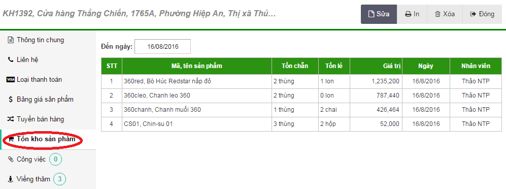 Quản lý xuất nhập tồn kho bằng phần mềm MobiWork DMS