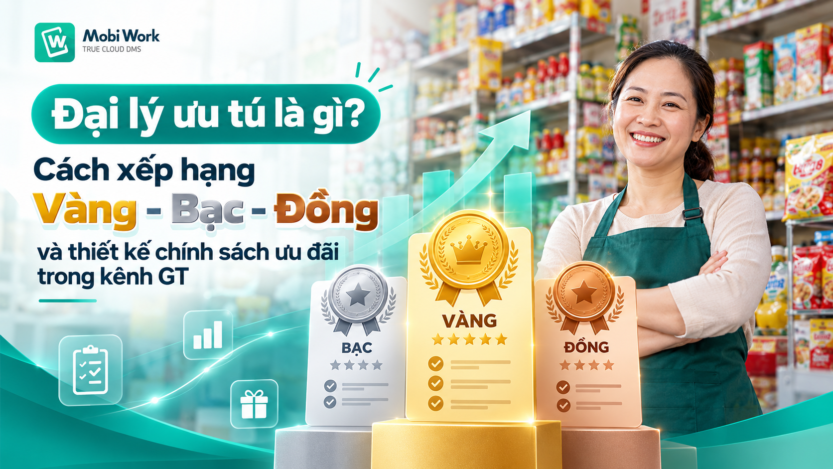 Xếp hạng đại lý ưu tú Vàng Bạc Đồng